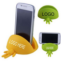 Silicone cell phone holder/stand